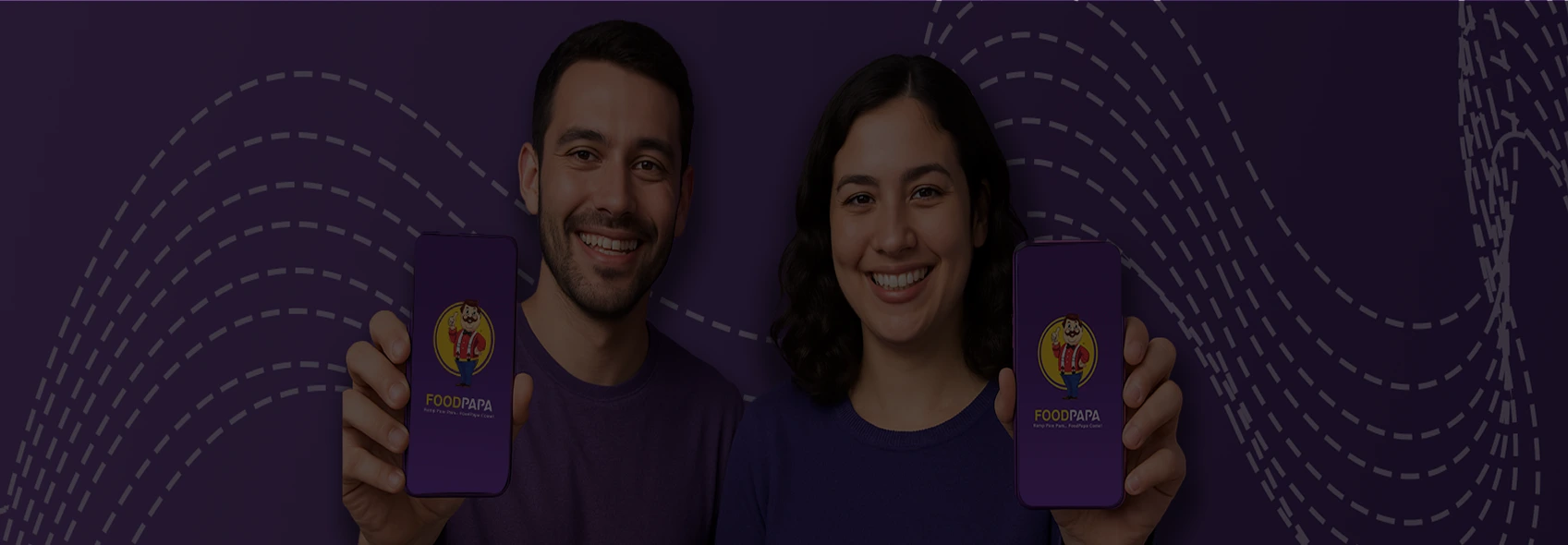 Food delivery background